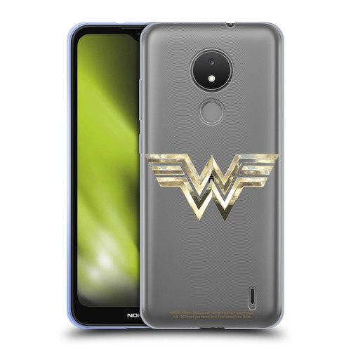 Wonder Woman 1984 Logo Art Gold Soft Gel Case for Nokia C21