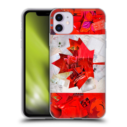 Artpoptart Flags Canada Soft Gel Case for Apple iPhone 11