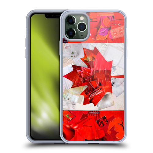Artpoptart Flags Canada Soft Gel Case for Apple iPhone 11 Pro Max & MagSafe