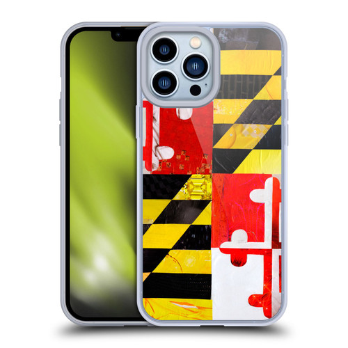 Artpoptart Flags Maryland Soft Gel Case for Apple iPhone 13 Pro Max & MagSafe