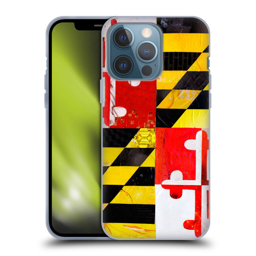 Artpoptart Flags Maryland Soft Gel Case for Apple iPhone 13 Pro