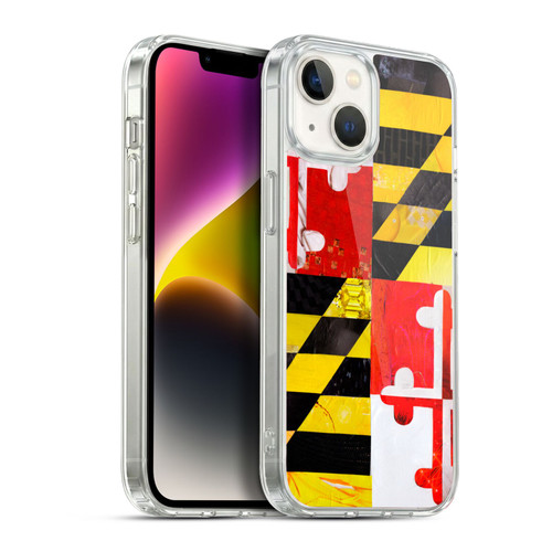 Artpoptart Flags Maryland Soft Gel Case for Apple iPhone 14