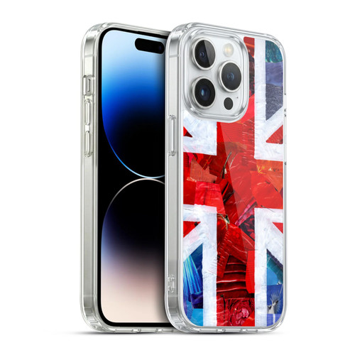 Artpoptart Flags Union Jack Soft Gel Case for Apple iPhone 14 Pro & MagSafe