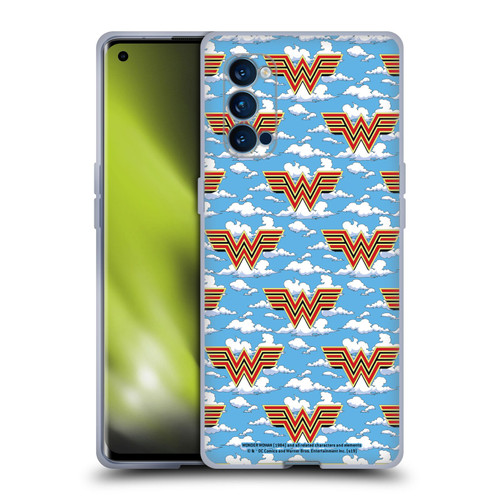 Wonder Woman 1984 Logo Art Retro Pattern 2 Soft Gel Case for OPPO Reno 4 Pro 5G