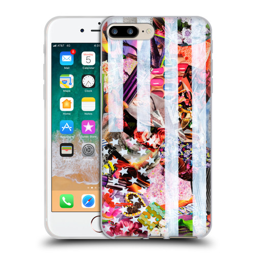 Artpoptart Flags Murican Soft Gel Case for Apple iPhone 7 Plus / iPhone 8 Plus