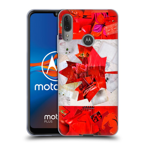 Artpoptart Flags Canada Soft Gel Case for Motorola Moto E6 Plus