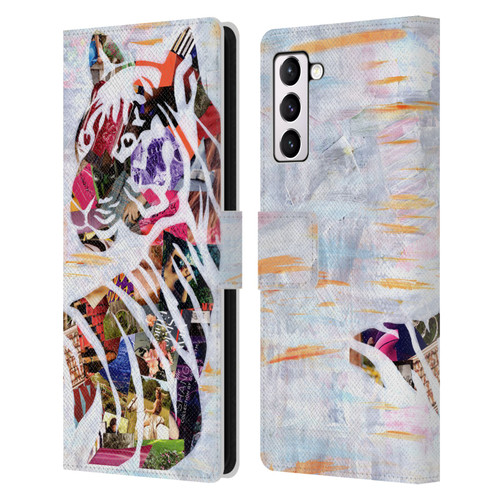Artpoptart Animals Tiger Leather Book Wallet Case Cover For Samsung Galaxy S21+ 5G