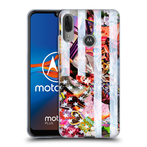 Artpoptart Flags Murican Soft Gel Case for Motorola Moto E6 Plus