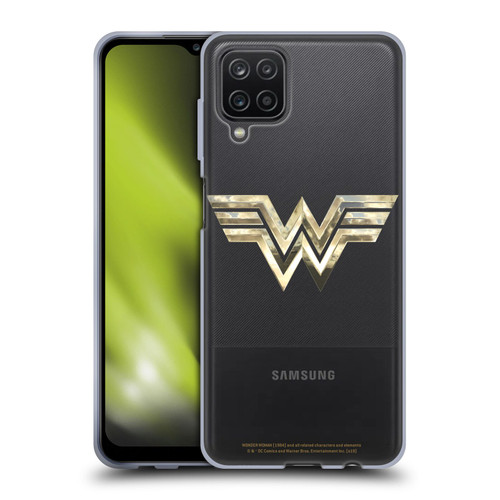 Wonder Woman 1984 Logo Art Gold Soft Gel Case for Samsung Galaxy A12 (2020)