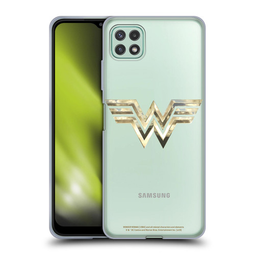 Wonder Woman 1984 Logo Art Gold Soft Gel Case for Samsung Galaxy A22 5G / F42 5G (2021)