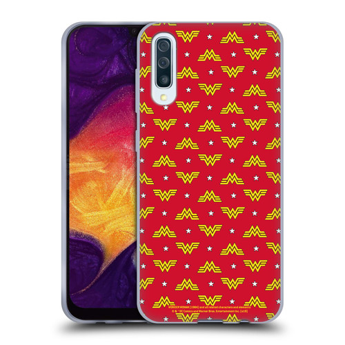 Wonder Woman 1984 Logo Art Retro Pattern Soft Gel Case for Samsung Galaxy A50/A30s (2019)