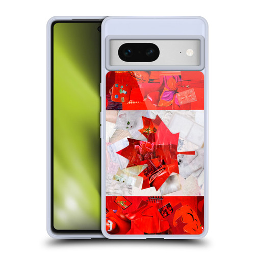 Artpoptart Flags Canada Soft Gel Case for Google Pixel 7