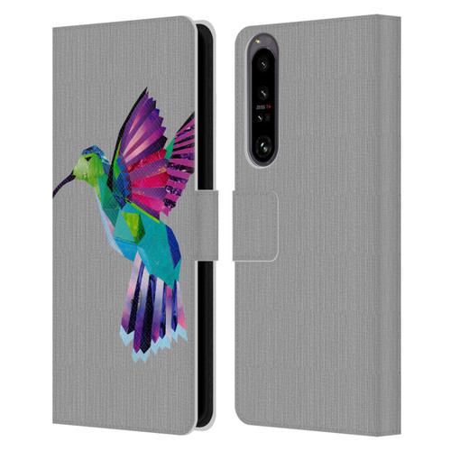 Artpoptart Animals Hummingbird Leather Book Wallet Case Cover For Sony Xperia 1 IV
