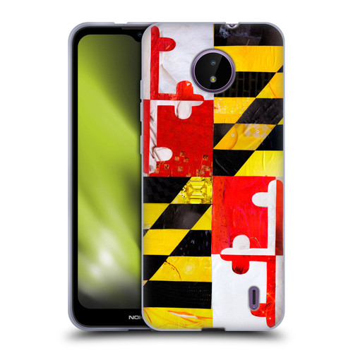 Artpoptart Flags Maryland Soft Gel Case for Nokia C10 / C20