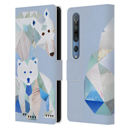 Artpoptart Animals Polar Bears Leather Book Wallet Case Cover For Xiaomi Mi 10 5G / Mi 10 Pro 5G