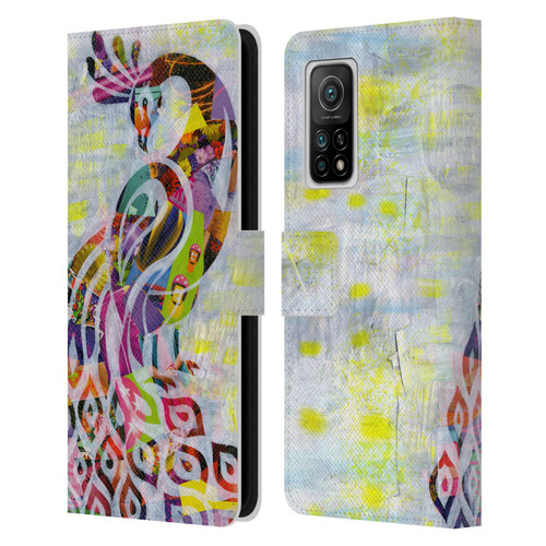 Artpoptart Animals Peacock Leather Book Wallet Case Cover For Xiaomi Mi 10T 5G