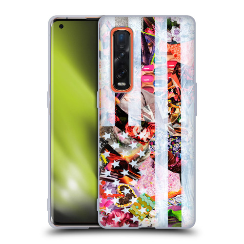 Artpoptart Flags Murican Soft Gel Case for OPPO Find X2 Pro 5G