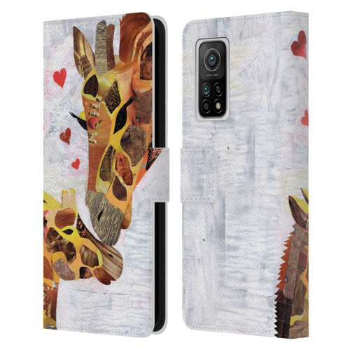 Artpoptart Animals Sweet Giraffes Leather Book Wallet Case Cover For Xiaomi Mi 10T 5G