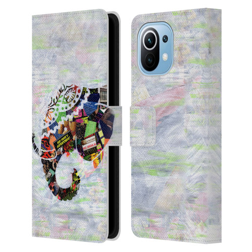 Artpoptart Animals Elephant Leather Book Wallet Case Cover For Xiaomi Mi 11