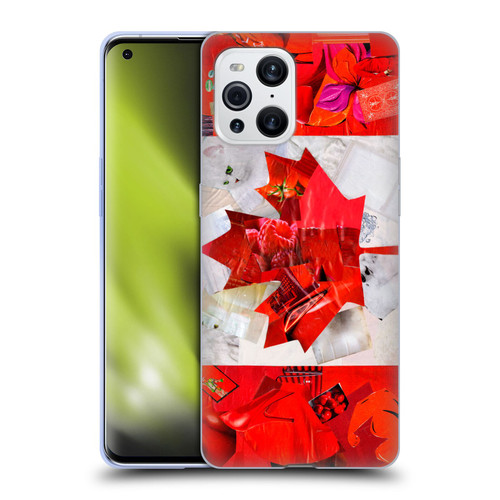 Artpoptart Flags Canada Soft Gel Case for OPPO Find X3 / Pro