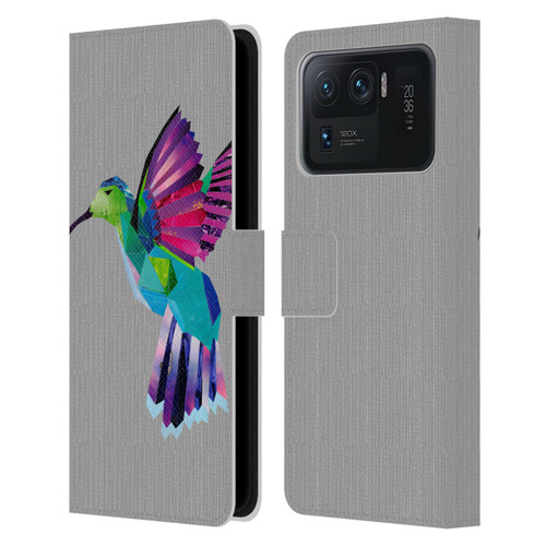 Artpoptart Animals Hummingbird Leather Book Wallet Case Cover For Xiaomi Mi 11 Ultra