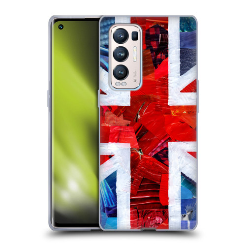 Artpoptart Flags Union Jack Soft Gel Case for OPPO Find X3 Neo / Reno5 Pro+ 5G