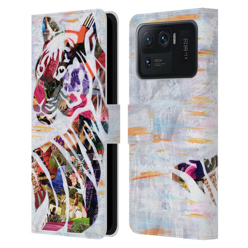 Artpoptart Animals Tiger Leather Book Wallet Case Cover For Xiaomi Mi 11 Ultra