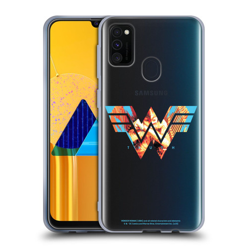Wonder Woman 1984 Logo Art Truth Soft Gel Case for Samsung Galaxy M30s (2019)/M21 (2020)