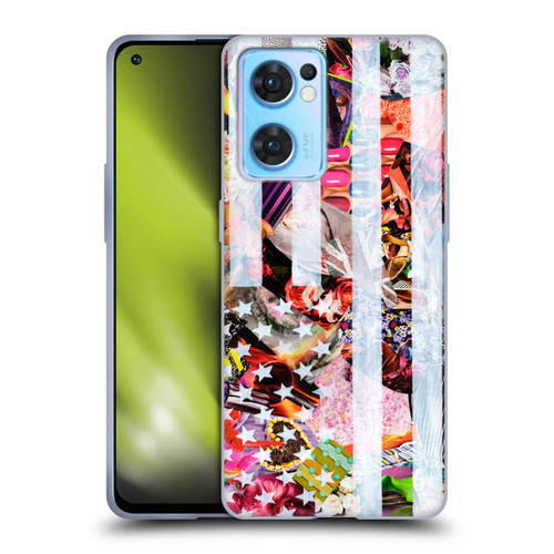 Artpoptart Flags Murican Soft Gel Case for OPPO Reno7 5G / Find X5 Lite