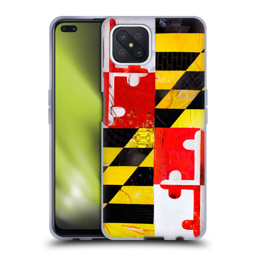 Artpoptart Flags Maryland Soft Gel Case for OPPO Reno4 Z 5G