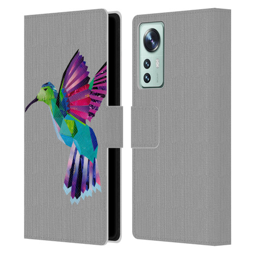 Artpoptart Animals Hummingbird Leather Book Wallet Case Cover For Xiaomi 12