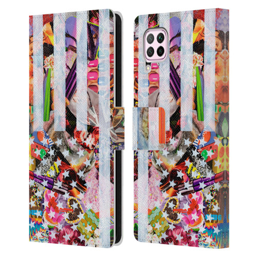 Artpoptart Flags Murican Leather Book Wallet Case Cover For Huawei Nova 6 SE / P40 Lite