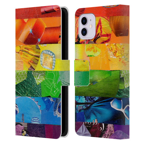 Artpoptart Flags LGBT Leather Book Wallet Case Cover For Apple iPhone 11
