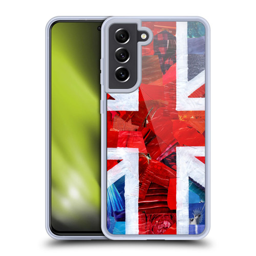Artpoptart Flags Union Jack Soft Gel Case for Samsung Galaxy S21 FE 5G & MagSafe
