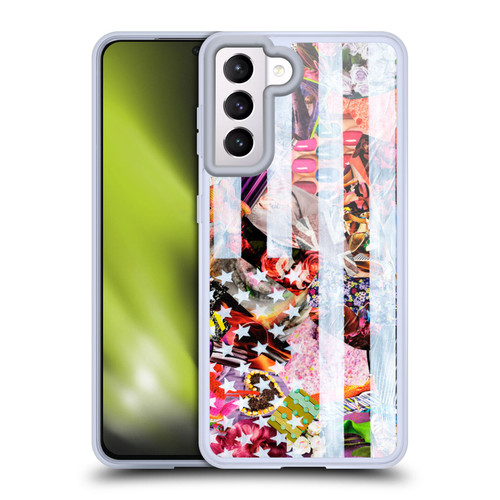 Artpoptart Flags Murican Soft Gel Case for Samsung Galaxy S21 5G