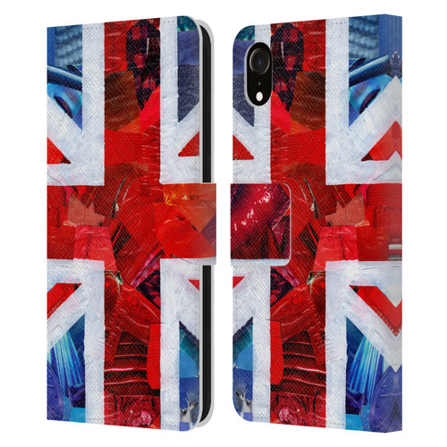 Artpoptart Flags Union Jack Leather Book Wallet Case Cover For Apple iPhone XR