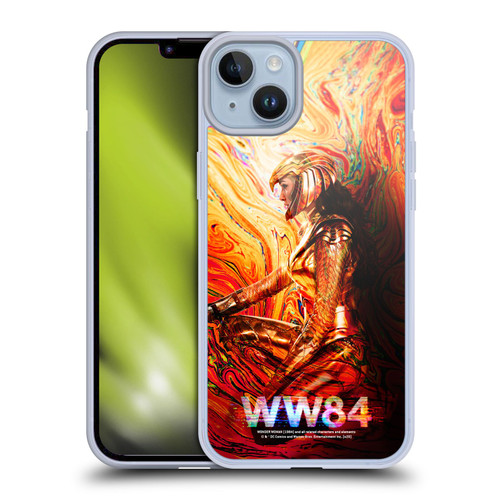 Wonder Woman 1984 Poster 2 Golden Eagle Armor 2 Soft Gel Case for Apple iPhone 14 Plus