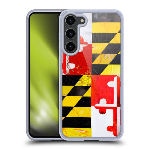 Artpoptart Flags Maryland Soft Gel Case for Samsung Galaxy S23+ 5G