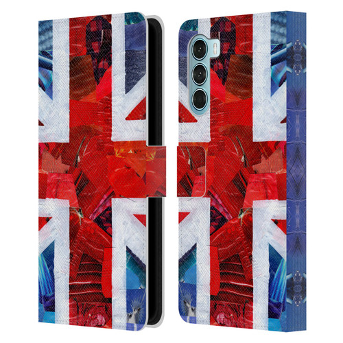 Artpoptart Flags Union Jack Leather Book Wallet Case Cover For Motorola Edge S30 / Moto G200 5G