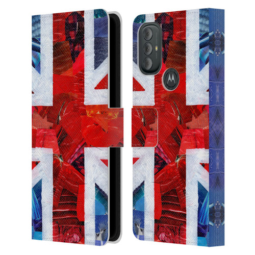 Artpoptart Flags Union Jack Leather Book Wallet Case Cover For Motorola Moto G10 / Moto G20 / Moto G30