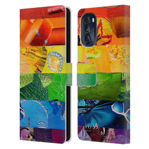 Artpoptart Flags LGBT Leather Book Wallet Case Cover For Motorola Moto G (2022)