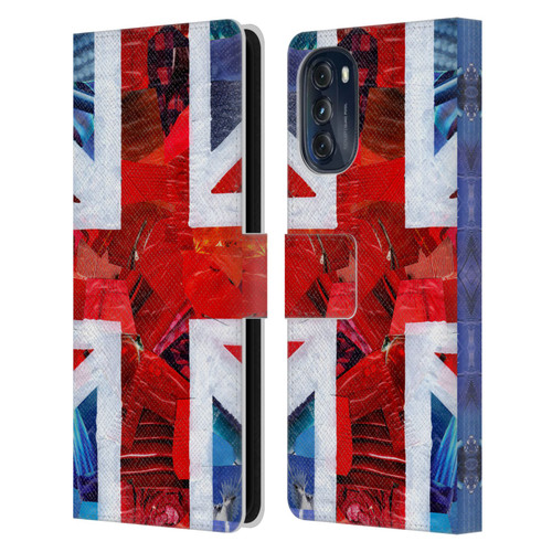 Artpoptart Flags Union Jack Leather Book Wallet Case Cover For Motorola Moto G (2022)