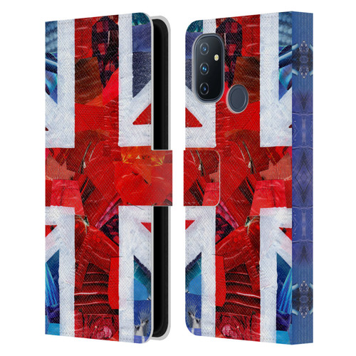 Artpoptart Flags Union Jack Leather Book Wallet Case Cover For OnePlus Nord N100