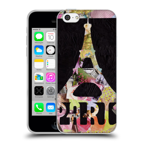 Artpoptart Travel Paris Soft Gel Case for Apple iPhone 5c