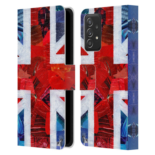 Artpoptart Flags Union Jack Leather Book Wallet Case Cover For Samsung Galaxy A52 / A52s / 5G (2021)