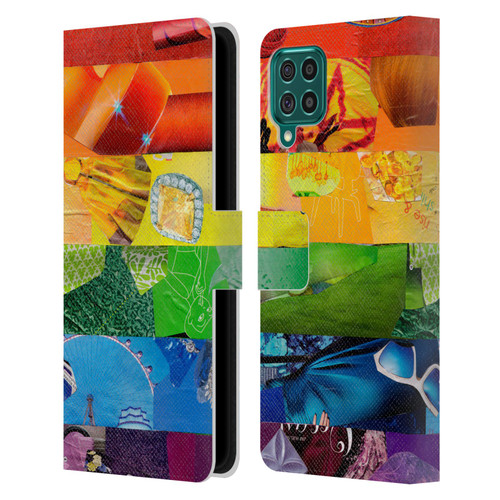 Artpoptart Flags LGBT Leather Book Wallet Case Cover For Samsung Galaxy F62 (2021)