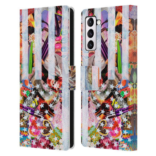 Artpoptart Flags Murican Leather Book Wallet Case Cover For Samsung Galaxy S21+ 5G