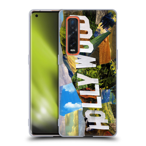 Artpoptart Travel Hollywood Soft Gel Case for OPPO Find X2 Pro 5G