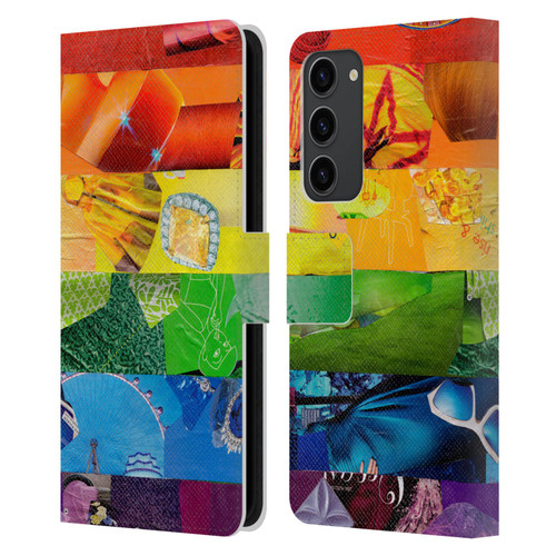 Artpoptart Flags LGBT Leather Book Wallet Case Cover For Samsung Galaxy S23+ 5G