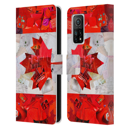 Artpoptart Flags Canada Leather Book Wallet Case Cover For Xiaomi Mi 10T 5G